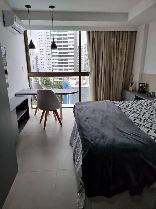 Flat Em Boa Viagem 100% Equipado Apartamento Recife